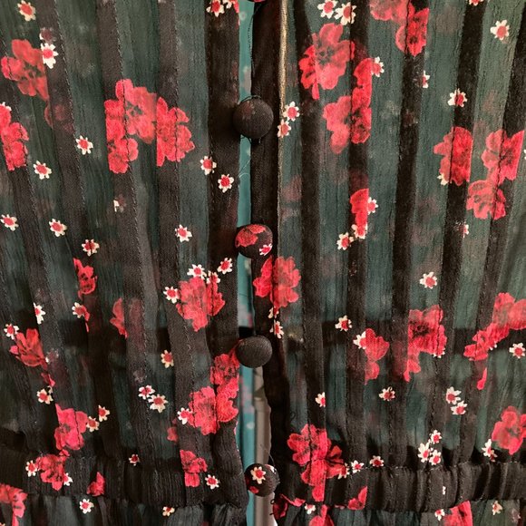 NWT Torrid Maxi Chiffon Blouse - Picture 7 of 8